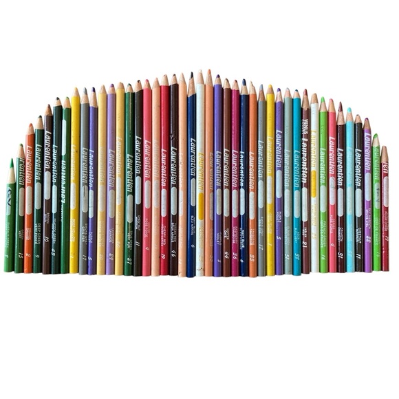 Laurentien Other - Vintage Laurentien Coloured Pencils Lot of 43 Random Colours Random Sizes Canada
